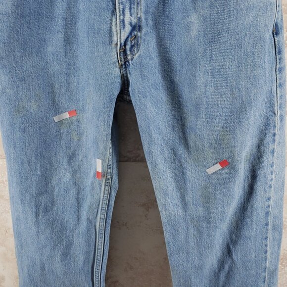 Blue Jeans Levis Signature Mid Rise Straight Leg Pants Mens Size Regular 34 X 30 - Picture 10 of 11